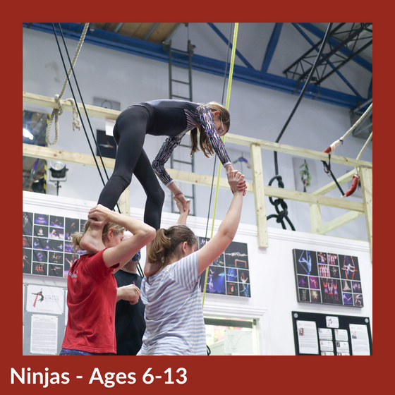 Youth Circus: Ninjas (Little 6-10yrs & Big 10-13yrs)